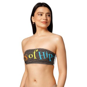 Recycled bandeau bikini top
