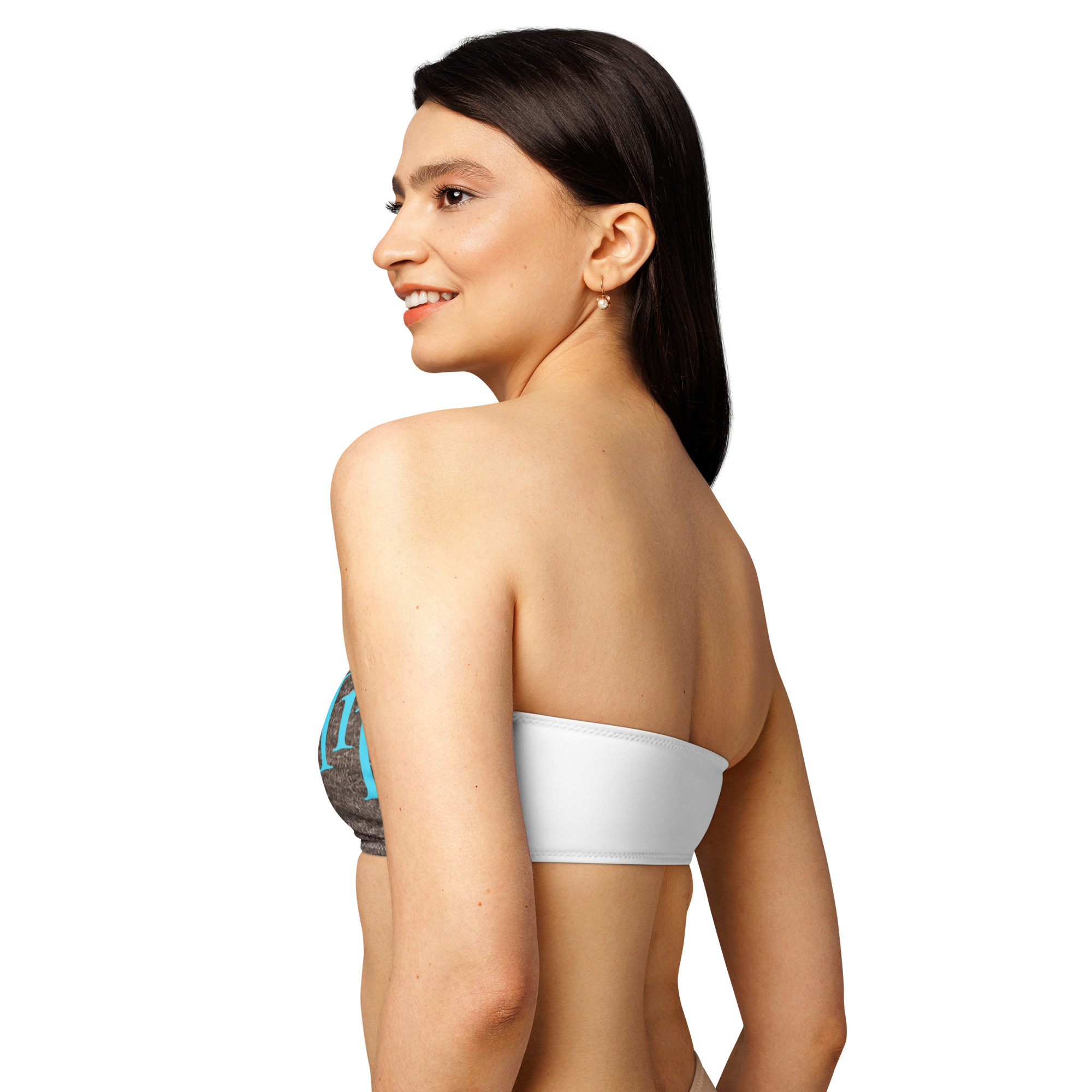Recycled bandeau bikini top - Image 3