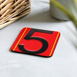 Cork-back coaster