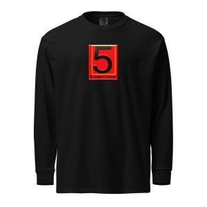 Garment-dyed heavyweight long-sleeve shirt