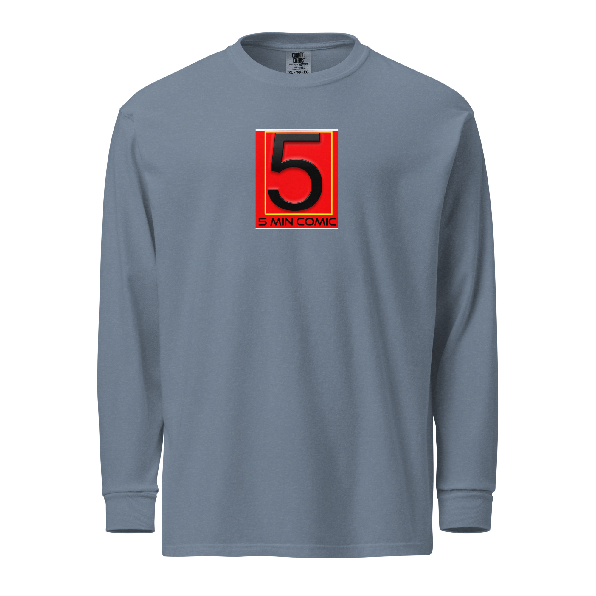 Garment-dyed heavyweight long-sleeve shirt - Image 3