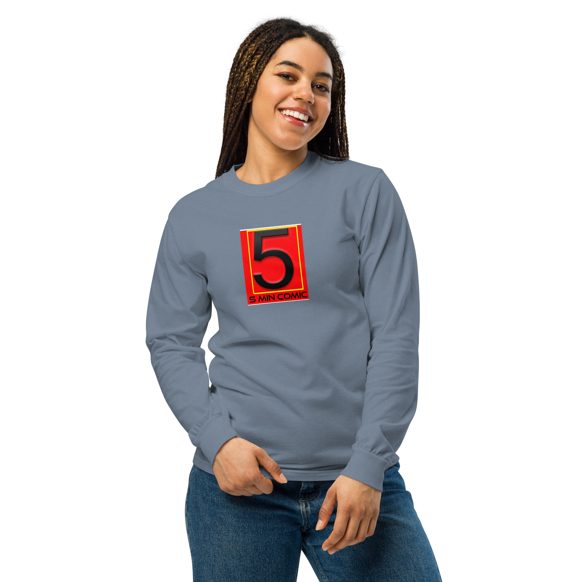Garment-dyed heavyweight long-sleeve shirt - Image 29