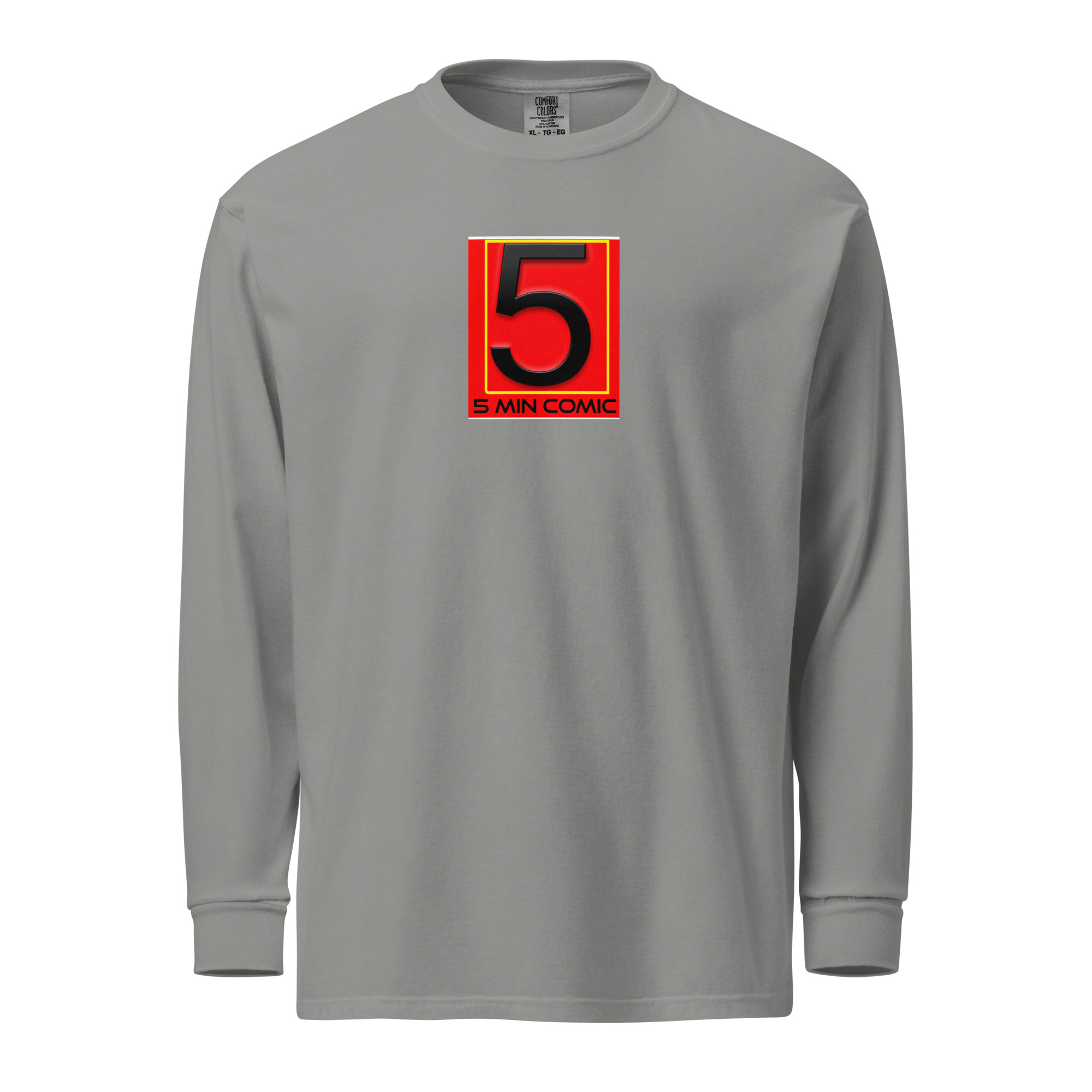 Garment-dyed heavyweight long-sleeve shirt - Image 5