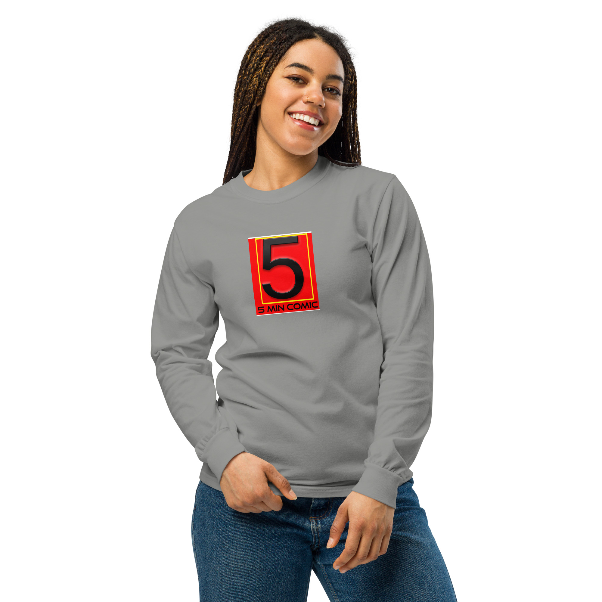 Garment-dyed heavyweight long-sleeve shirt - Image 35