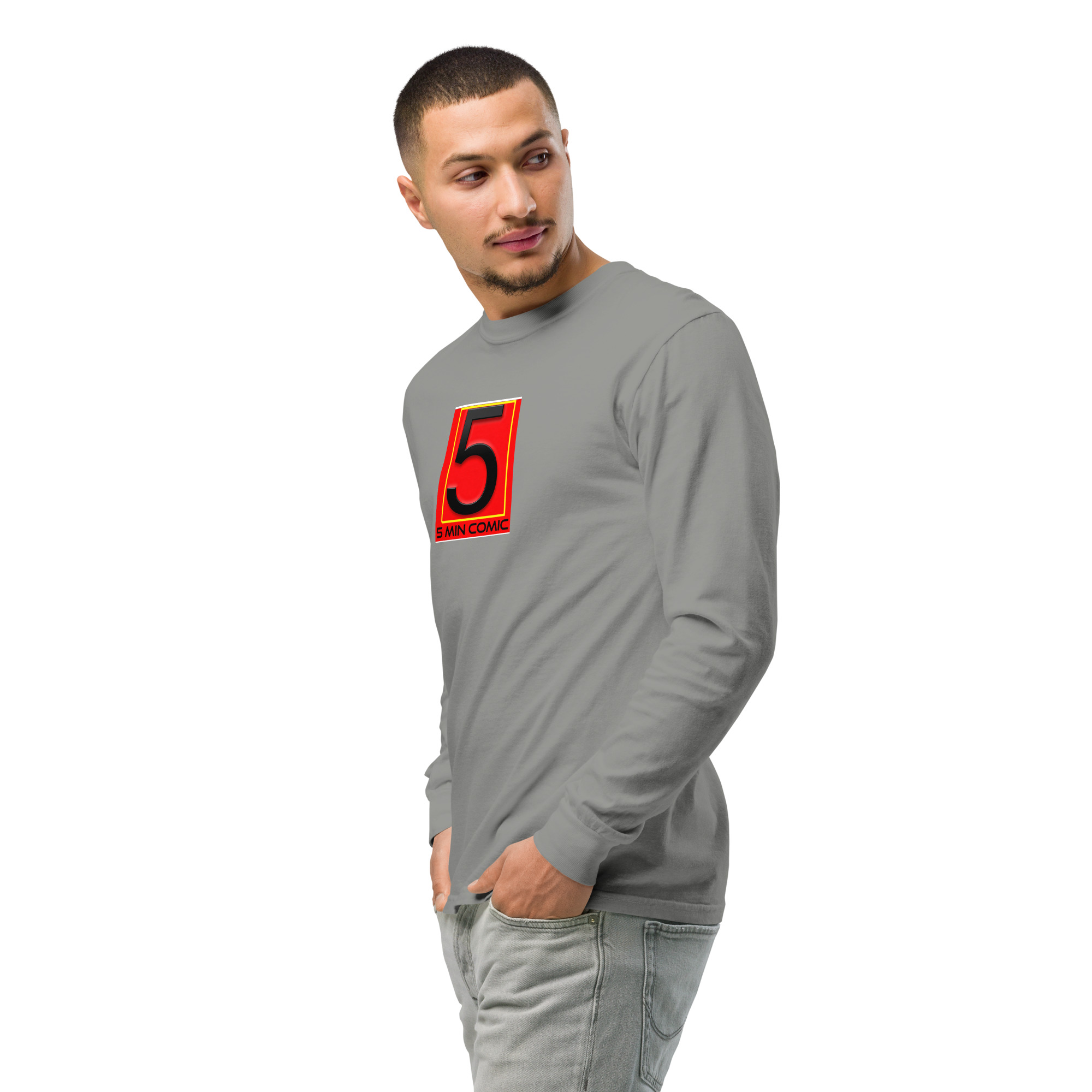 Garment-dyed heavyweight long-sleeve shirt - Image 61