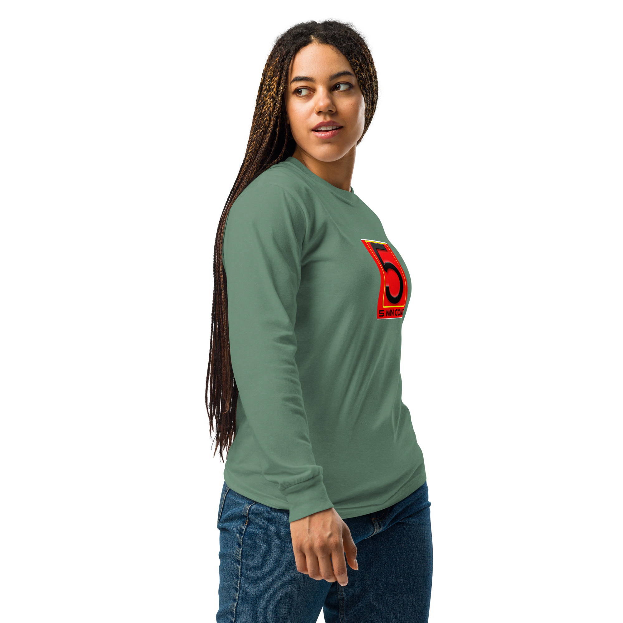 Garment-dyed heavyweight long-sleeve shirt - Image 39