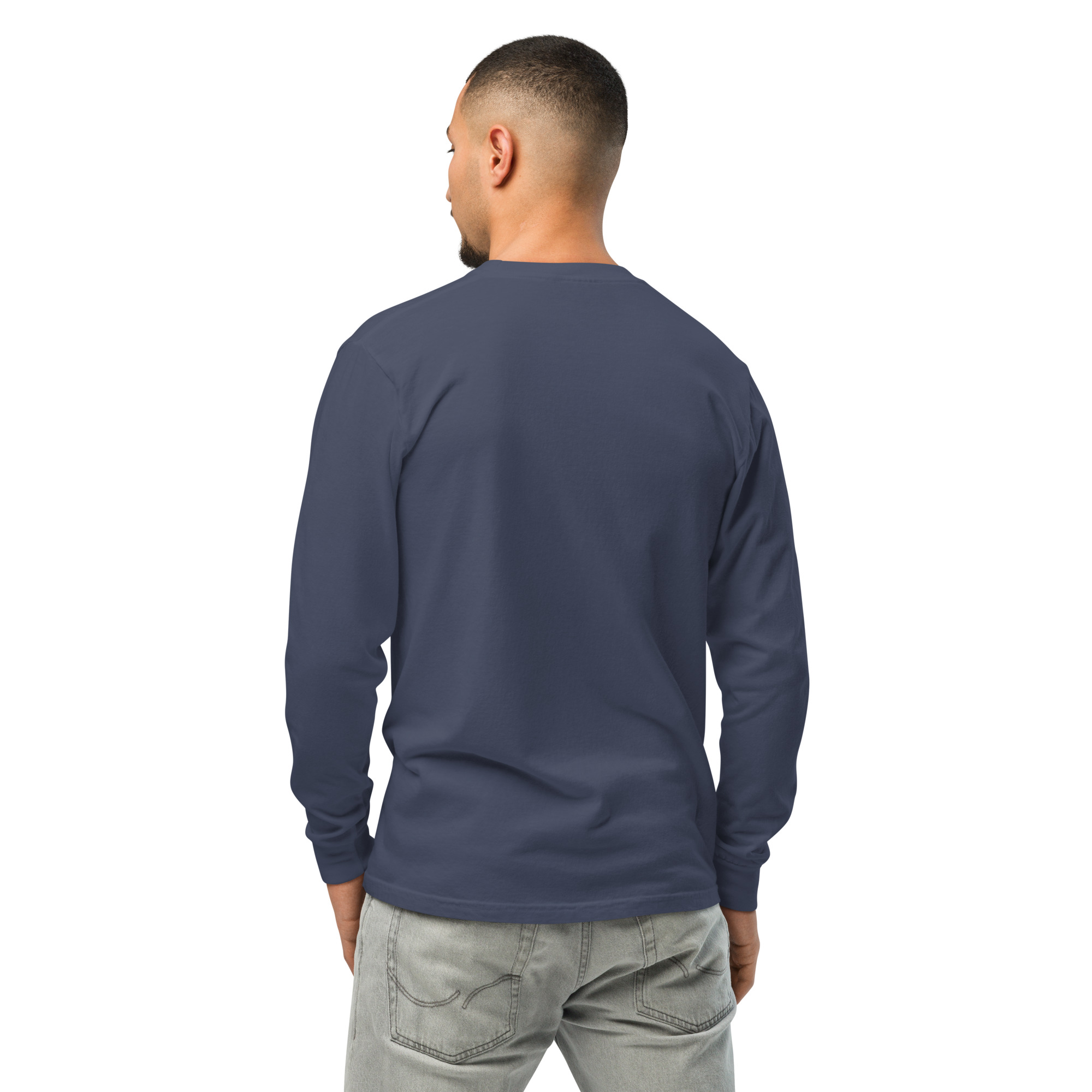 Garment-dyed heavyweight long-sleeve shirt - Image 51