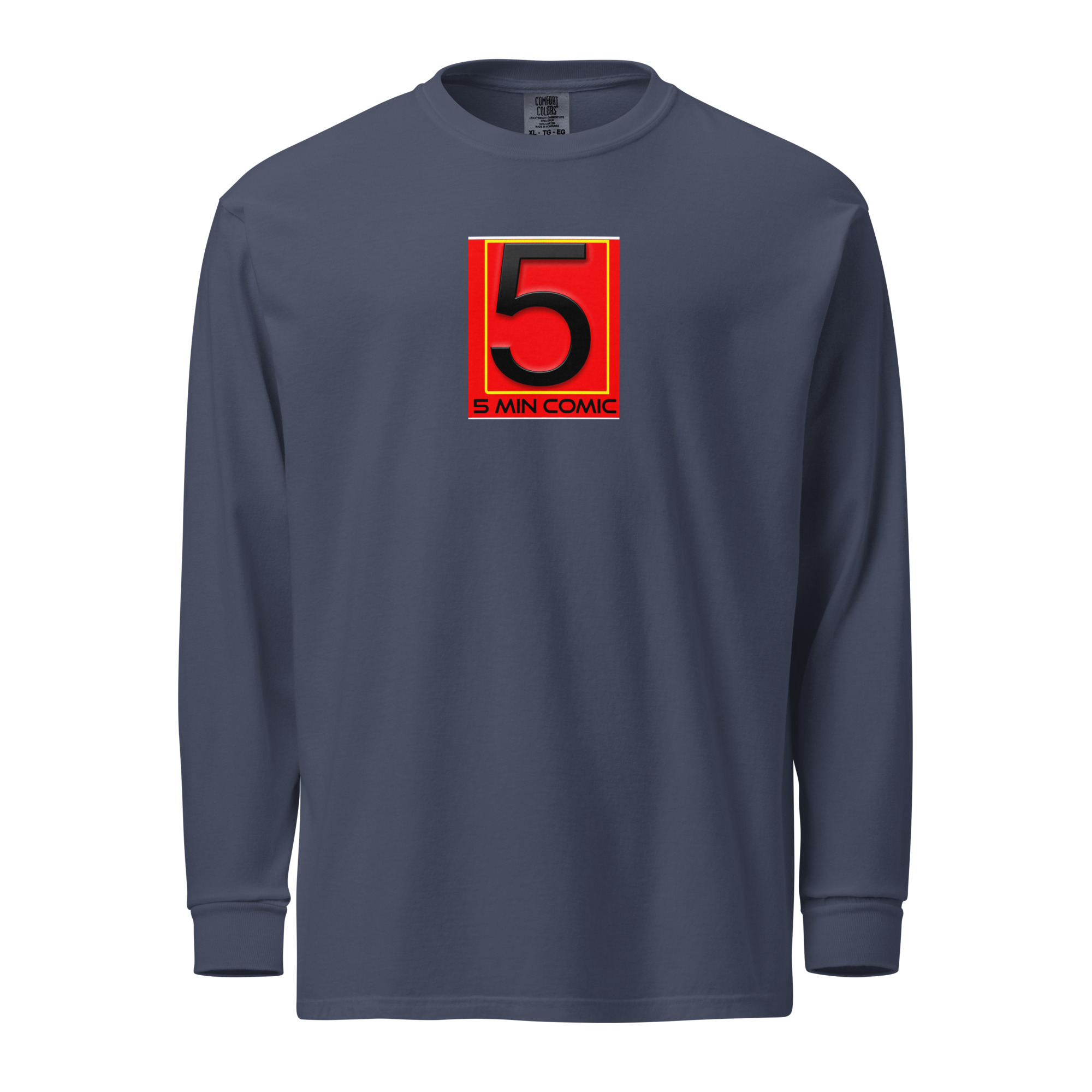 Garment-dyed heavyweight long-sleeve shirt - Image 2