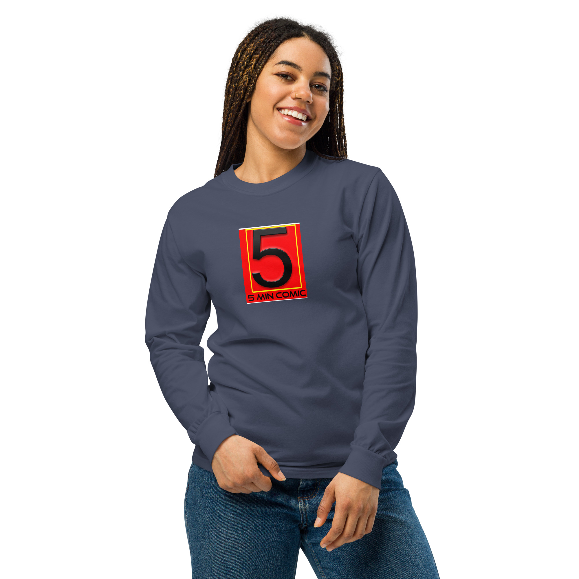 Garment-dyed heavyweight long-sleeve shirt - Image 34