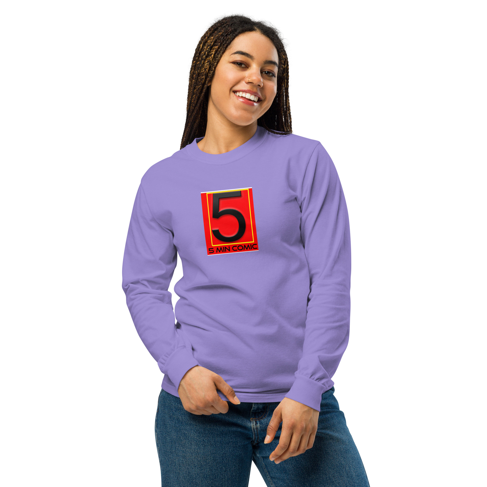 Garment-dyed heavyweight long-sleeve shirt - Image 31