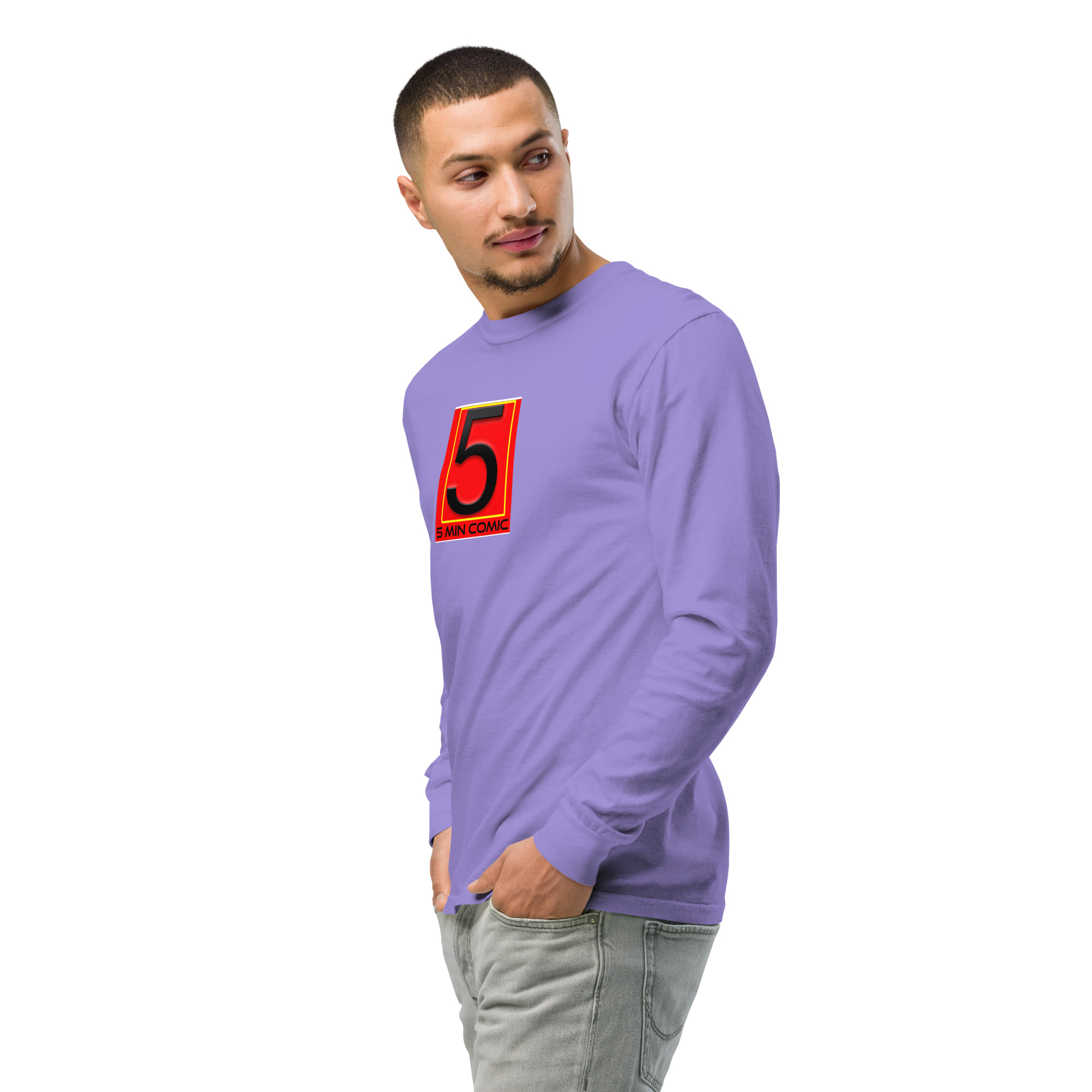 Garment-dyed heavyweight long-sleeve shirt - Image 62