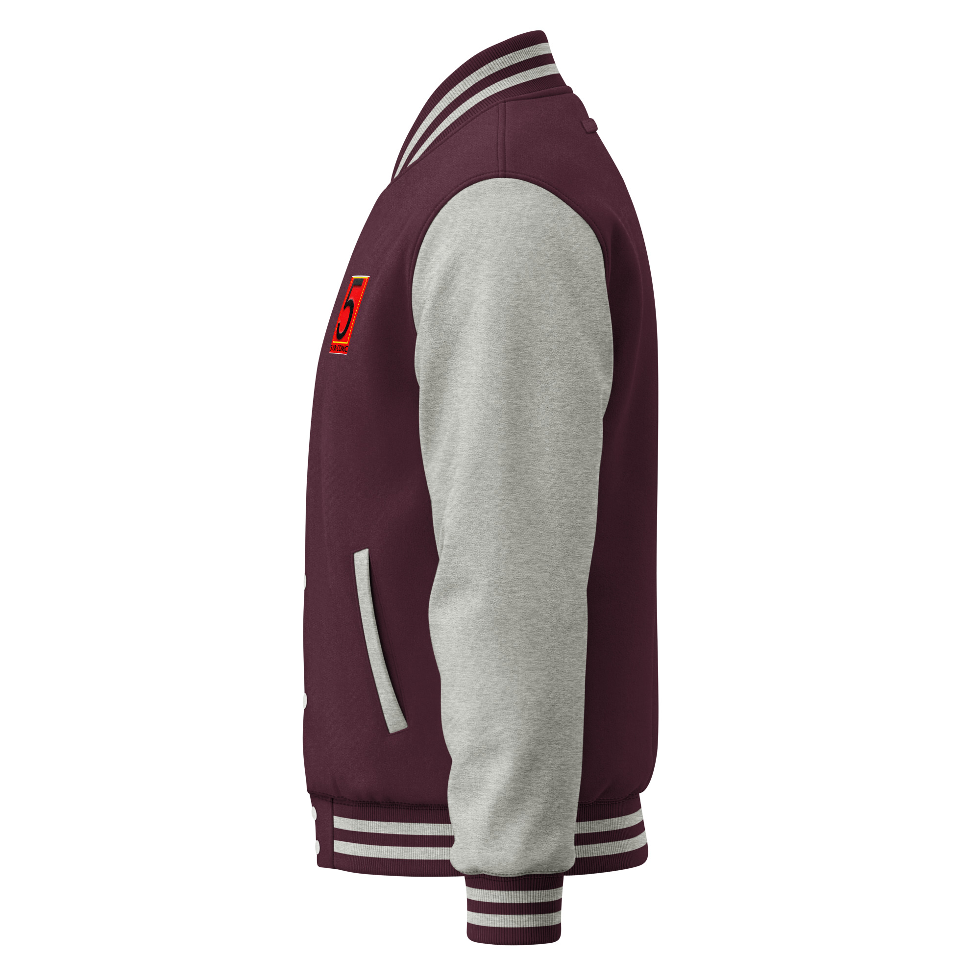 Heavyweight letterman jacket - Image 27
