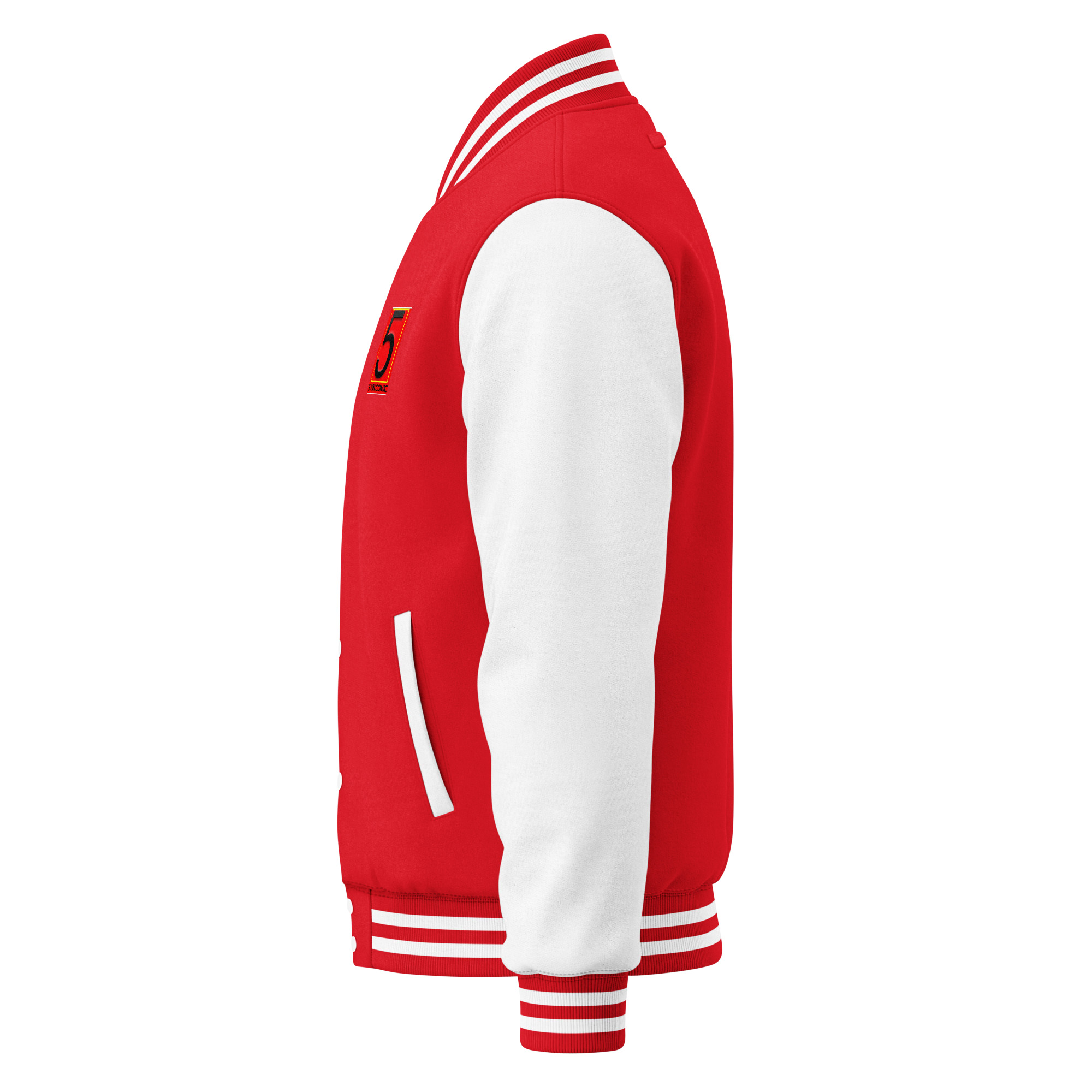 Heavyweight letterman jacket - Image 34