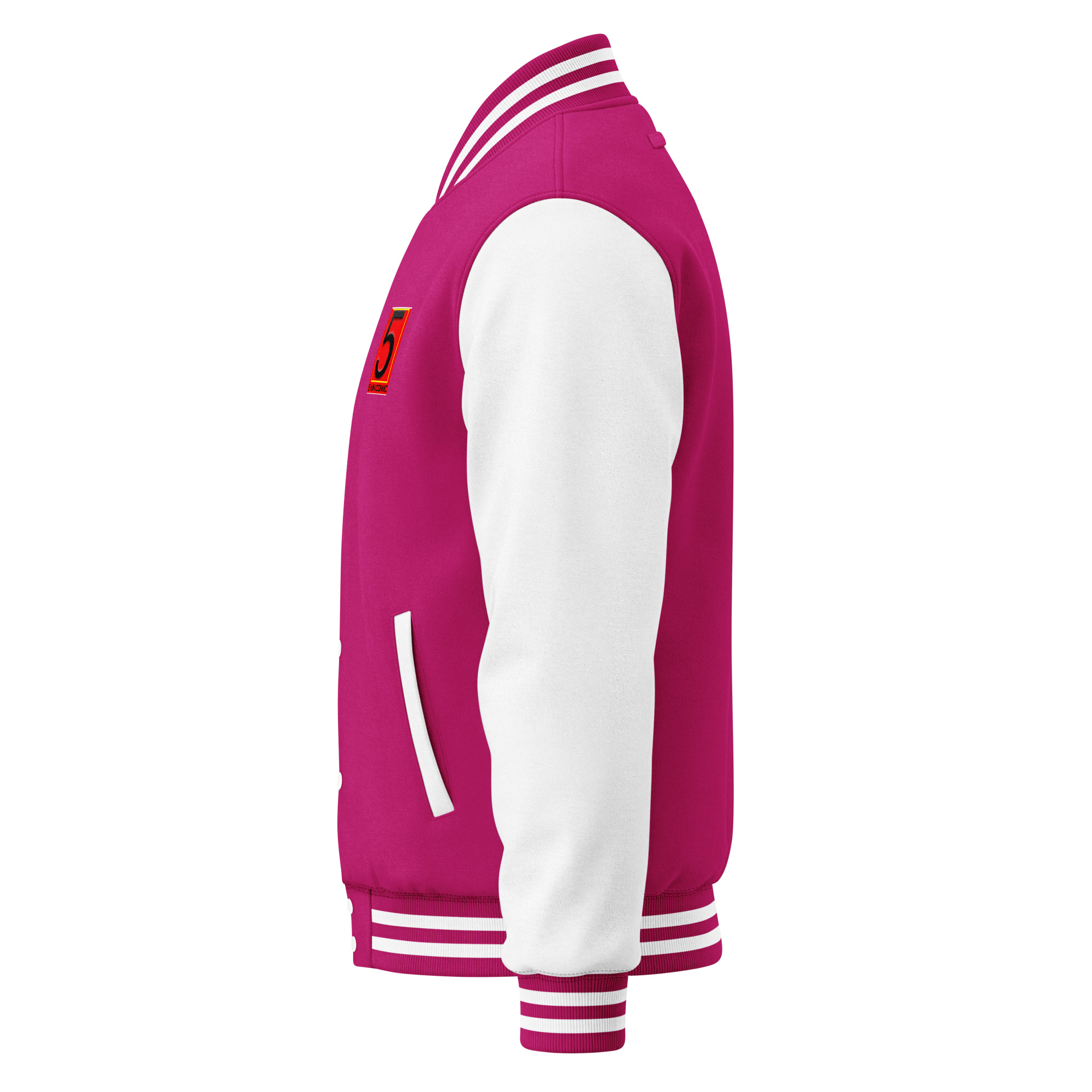 Heavyweight letterman jacket - Image 35