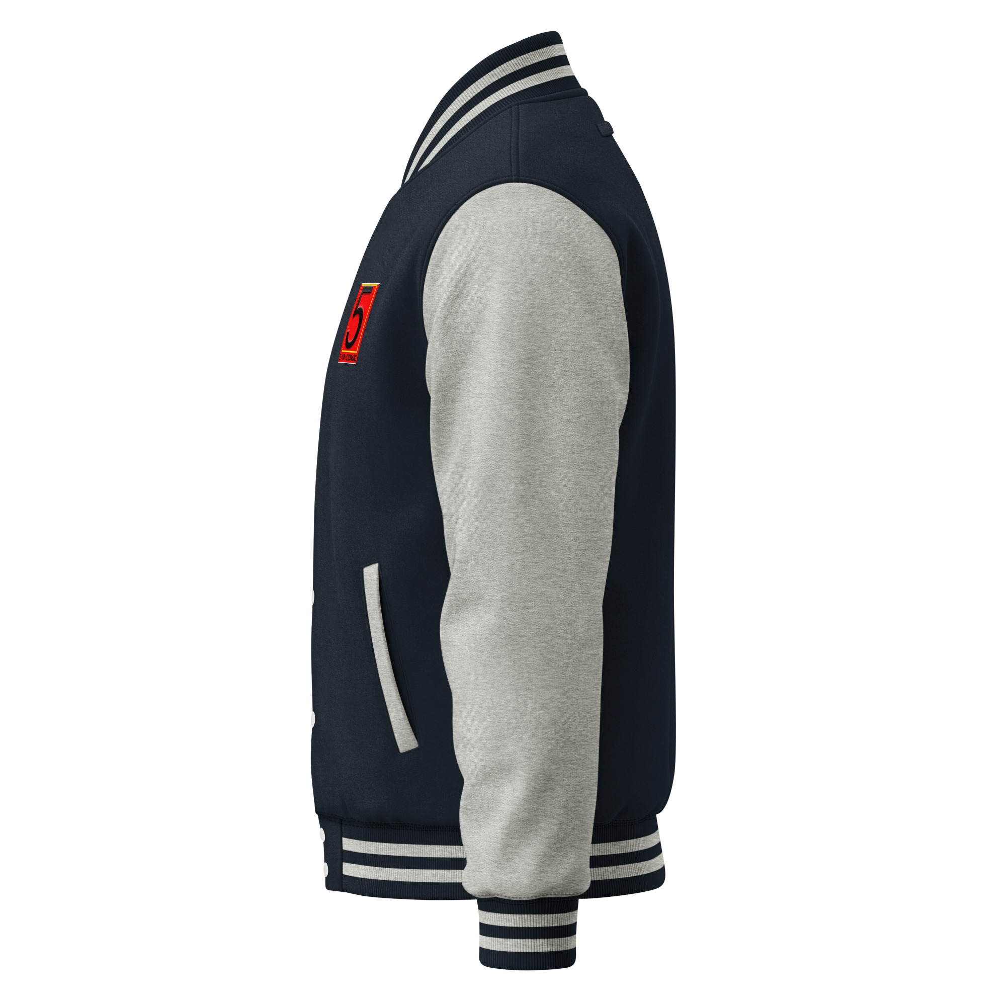 Heavyweight letterman jacket - Image 28