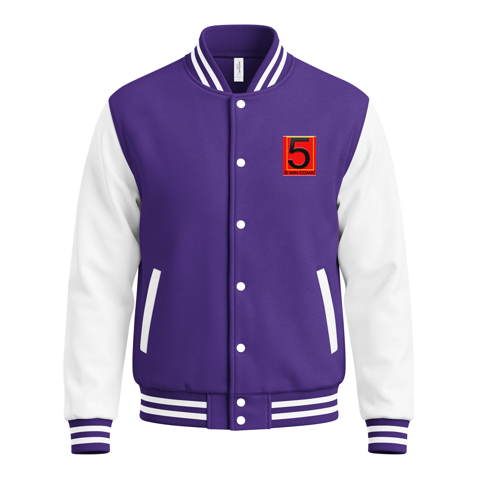 Heavyweight letterman jacket - Image 9