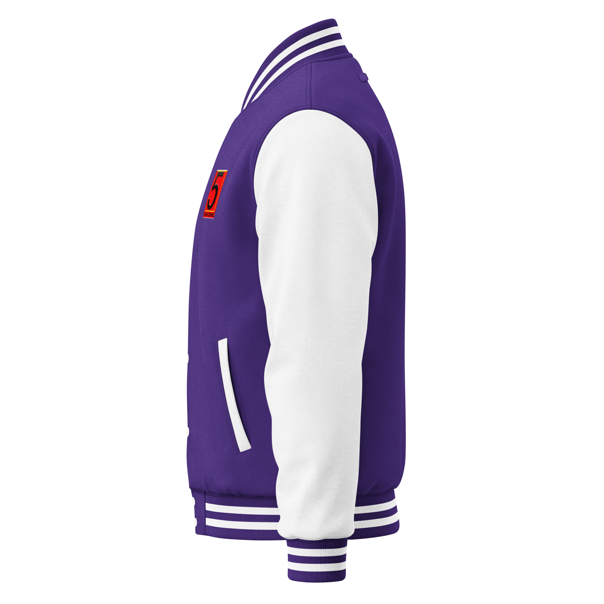Heavyweight letterman jacket - Image 33