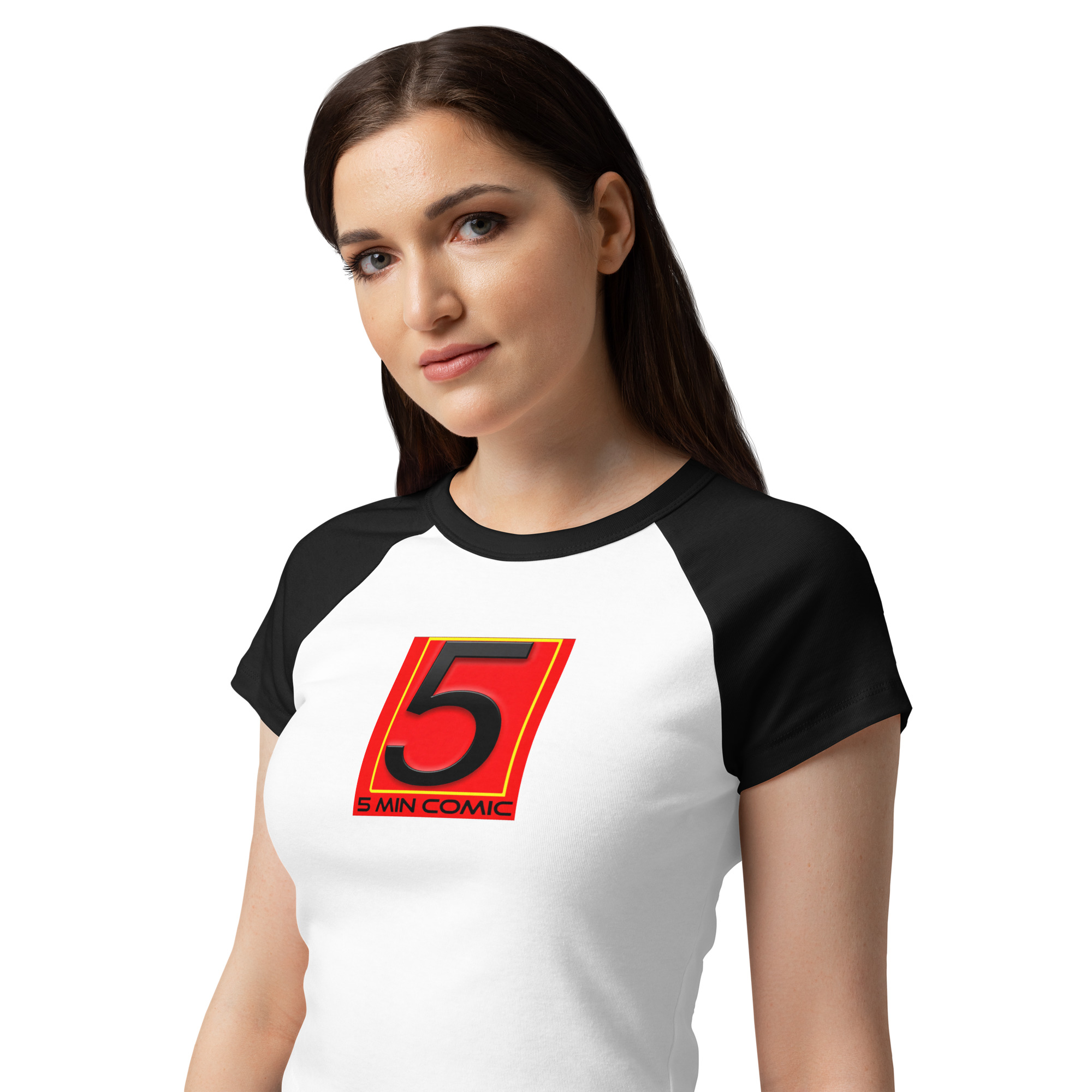 Women’s micro rib raglan baby tee - Image 14