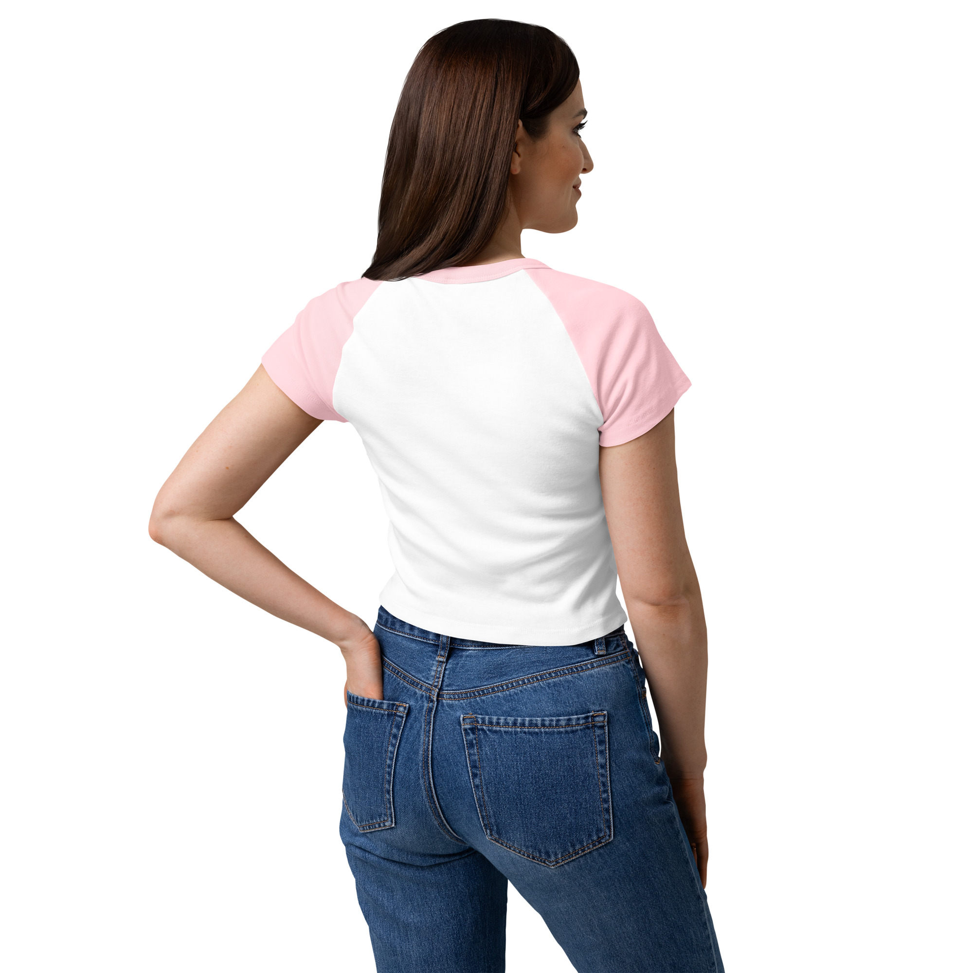 Women’s micro rib raglan baby tee - Image 13