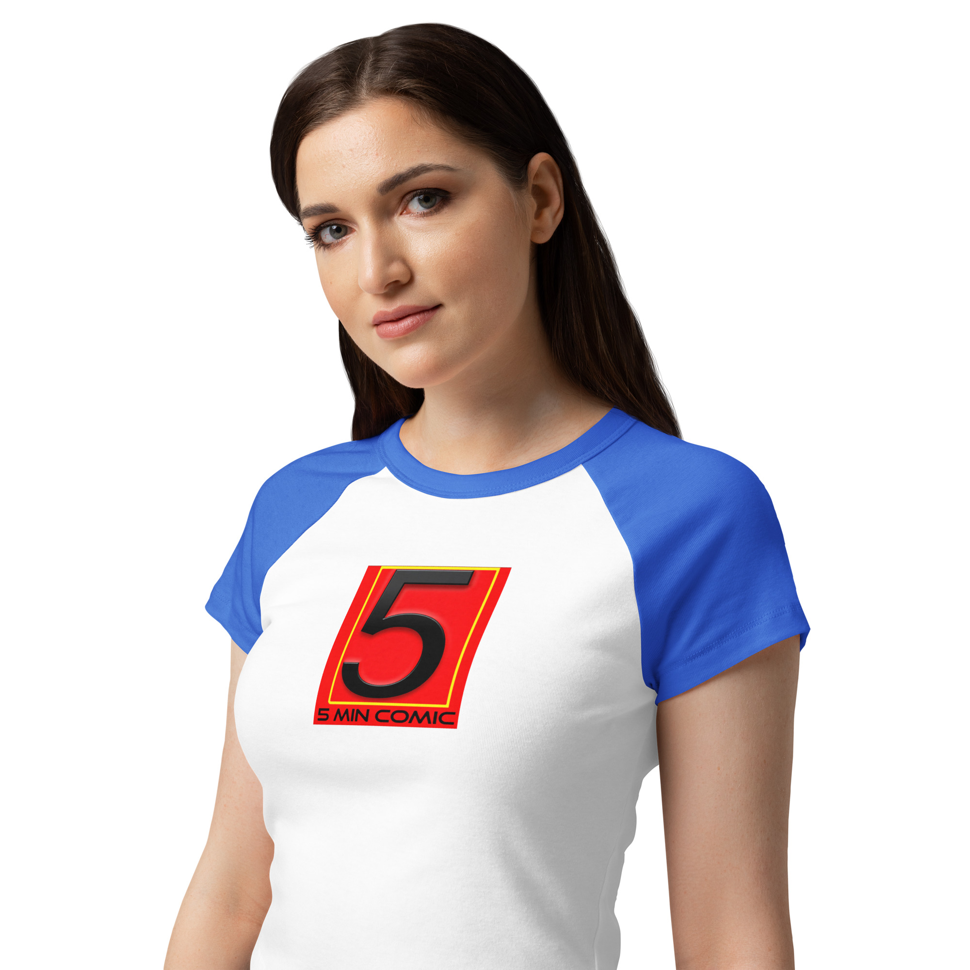Women’s micro rib raglan baby tee - Image 17