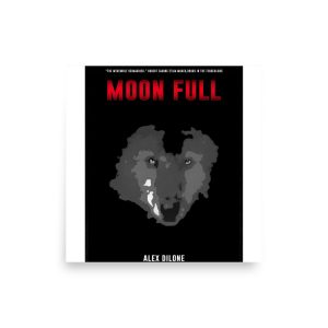 Moon Full Dark Poster