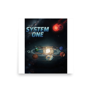 System One Star Collide by Alex Dilone - Poster