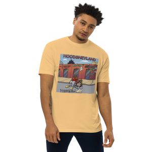 Hoodsneyland by Alex Dilone premium heavyweight tee