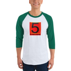 3/4 sleeve raglan shirt