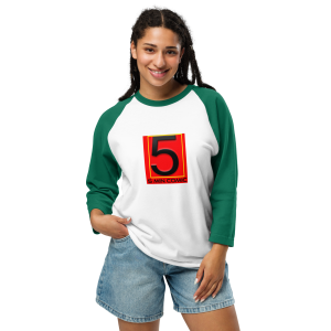 3/4 sleeve raglan shirt