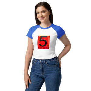 Women’s micro rib raglan baby tee
